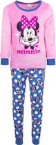 Disney meisjes velours pyjama Minni Mouse  - 128  - Grijs