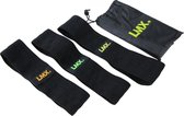 LMX Weerstandsbanden set 3 - Hip Bands - met anti-slip - Zwart - Senior