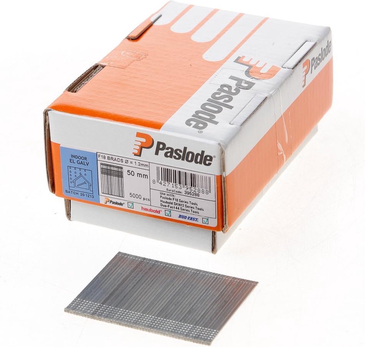 Paslode brad/afwerknagel F18 x 50 verzinkt 395288 - 5000 Stuks