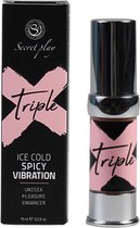 Secret Play TripleX Ice Cold Spicy - Stimulerend Middel - Verkoelt Eerst, Daarna Verwarmend Effect - 15ml