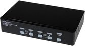 StarTech 4-poort Hoge-Resolutie USB DVI Dual-Link KVM-switch met Audio