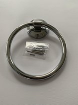 Wellwater chroom handdoekring