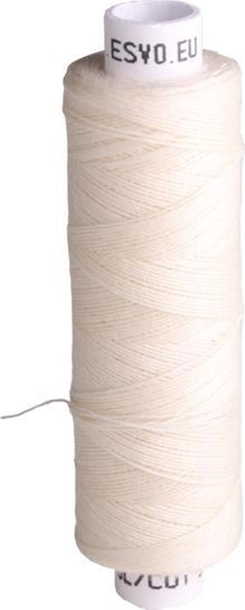 ESVO naaigaren - waterafstotend - 1 x 125 m - dikte 50 - ecru / wit