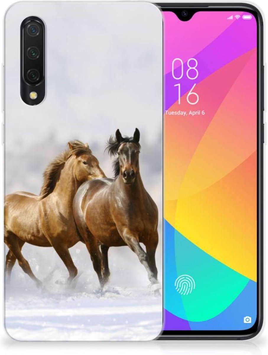 Xiaomi Mi 9 Lite TPU Hoesje Paarden