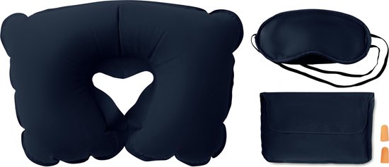 Oreiller cervical - masque de sommeil - bouchons d'oreille - kit de voyage  - oreiller... | bol.com