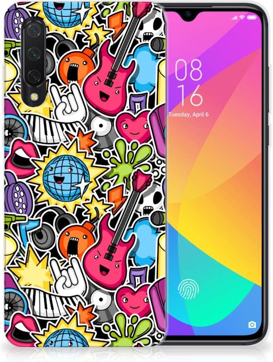 Xiaomi Mi 9 Lite Silicone Back Cover Punk Rock