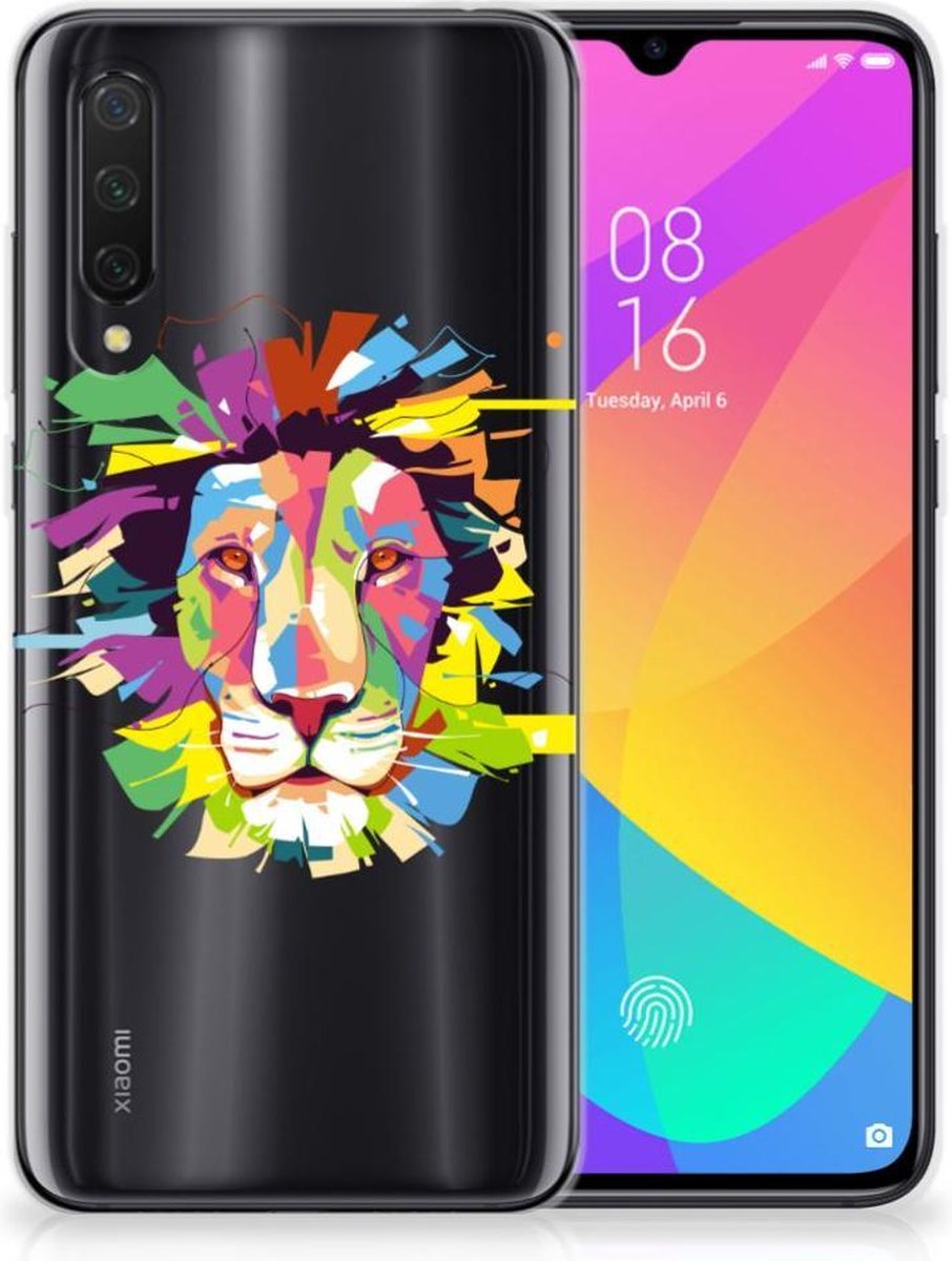 Xiaomi Mi 9 Lite Telefoonhoesje met Naam Lion Color