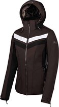 Falcon Telica Skijas  Wintersportjas - Maat S  - Vrouwen - bruin/zwart/wit