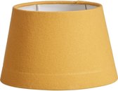 Lampenkap Textiel -  mosterd geel/oker - Ø20 cm - verlichting - lamp onderdelen - wonen - tafellamp - rond