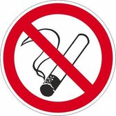 2 x Pictogram sticker Verboden Te Roken 30 cm