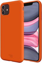 HappyCase Apple iPhone 11 Hoesje Siliconen Back Cover Oranje
