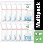 Brabantia Perfect Fit Afvalzakken - 23/30 l - Code G - 40 stuks - x 10 Verpakkingen