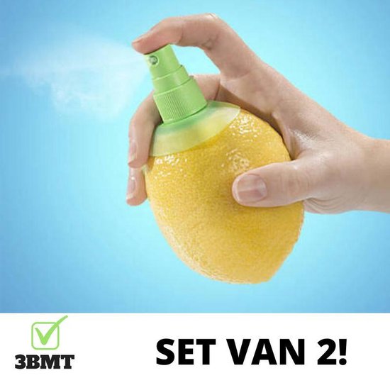 3BMT - Citroenspray / citrusspray - set van 2 - voor citroen, sinaasappel, limoen en citrus