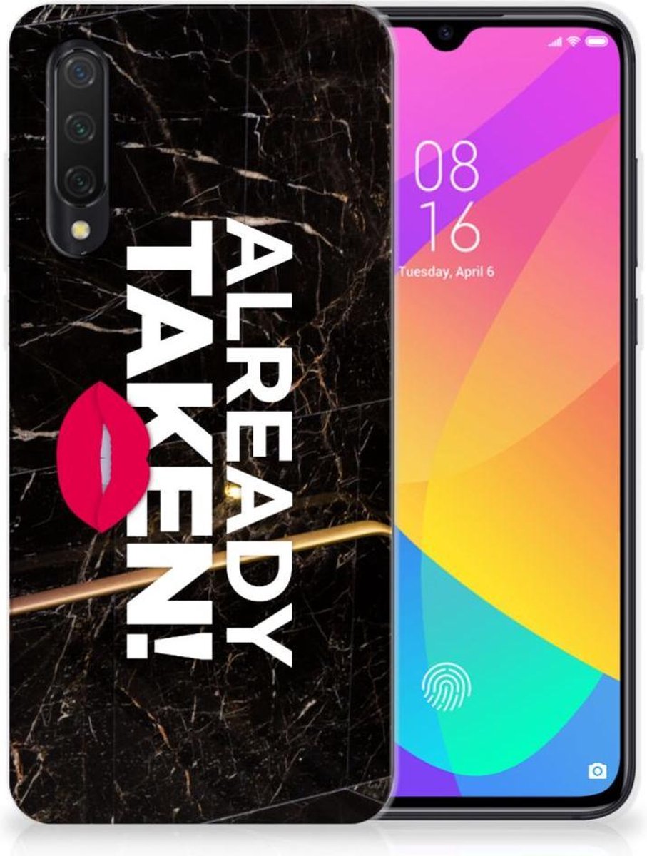 Xiaomi Mi 9 Lite Siliconen hoesje met naam Already Taken Black