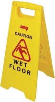 Jantex waarschuwingsbord Wet floor