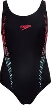 Speedo Platisol Placement Sportbadpak - Maat 176 Kinderen - zwart/rood/blauw