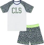 Claesen's pyjama short Green Leopard 116-122