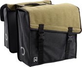 Dubbele Canvas Tas 101 Groen/Zwart