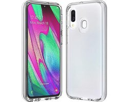 Hoesje Geschikt Voor Samsung Galaxy A40 Hybride Back Cover Transparant