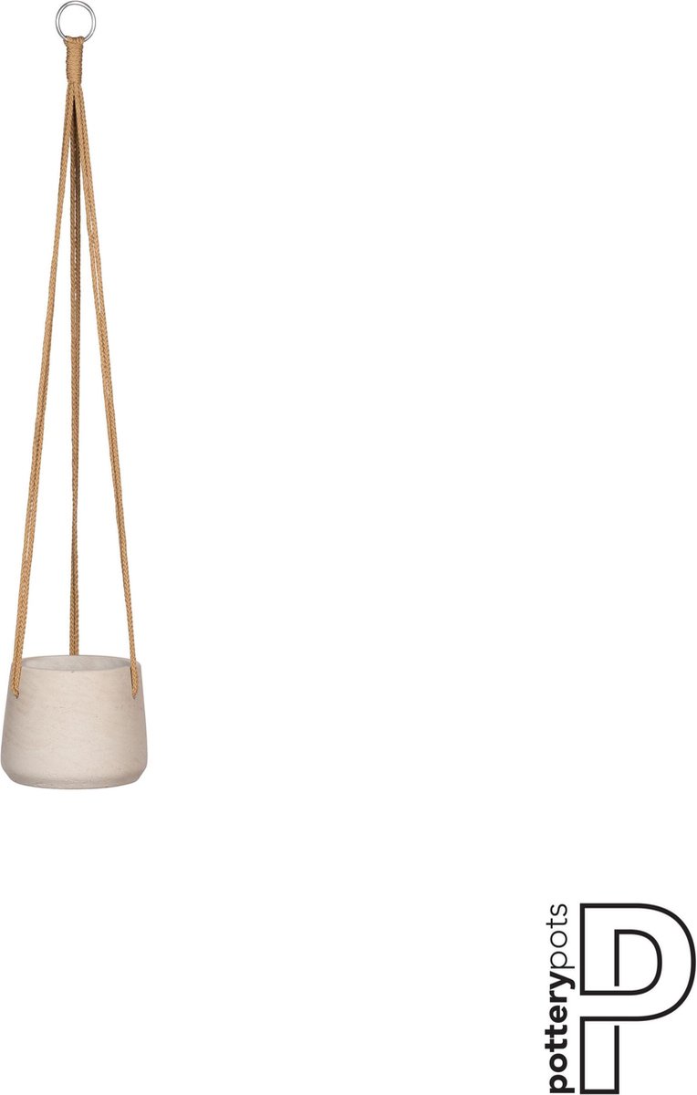 Pottery Pots Hanging Pot Patt Grey washed-Grey D 13,5 cm H 11 cm