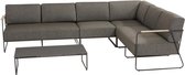 Coast hoek loungeset 5-delig aluminium 4 Seasons Outdoor