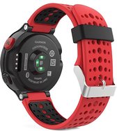 Horlogeband van Siliconen voor Garmin Forerunner 220/230/235/620/630/735XT | 22.4 mm | Horloge Band - Horlogebandjes | Rood