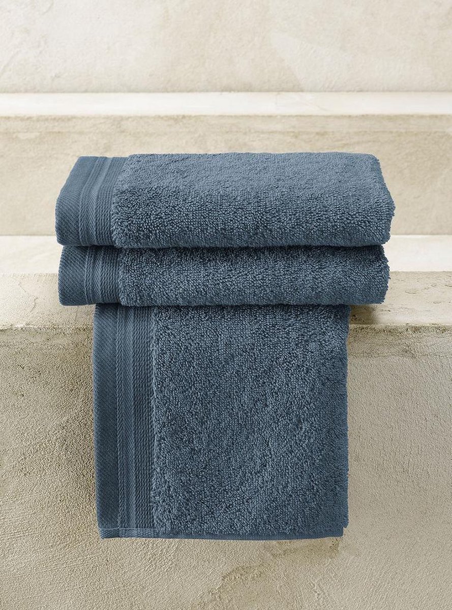 De Witte Lietaer gastendoek Excellence 40x60 indigo