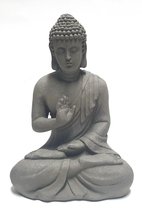 Boeddha beeld tuin zittend – 29 cm groot boeddhabeeld | GerichteKeuze