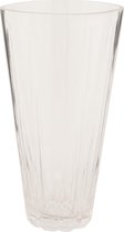 Clayre & Eef - Vaas - Bloemenvaas van helder glas afmeting 15 x 13 x 28 cm.