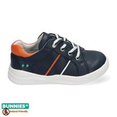 BunniesJR 220142-920 Jongens Veterschoenen - Blauw - Imitatieleer - Veters