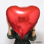 Folieballon groot ROOD hart voor Huwelijk,Valentijn en de Liefde
