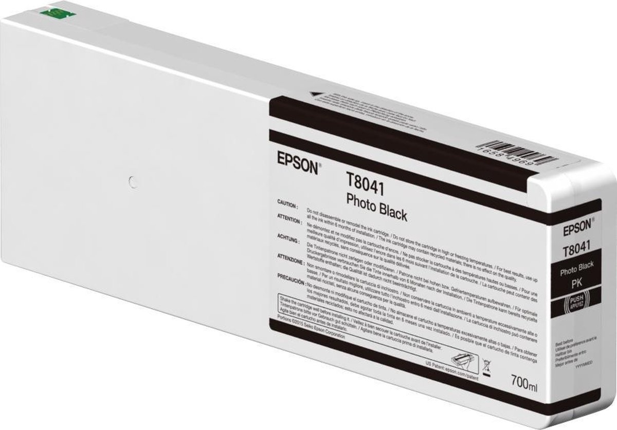 Epson Singlepack Matte Black T44J840 UltraChrome PRO 12 700ml