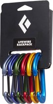 Litewire Rackpack van Black Diamond 6 kleurgecodeerde snappers