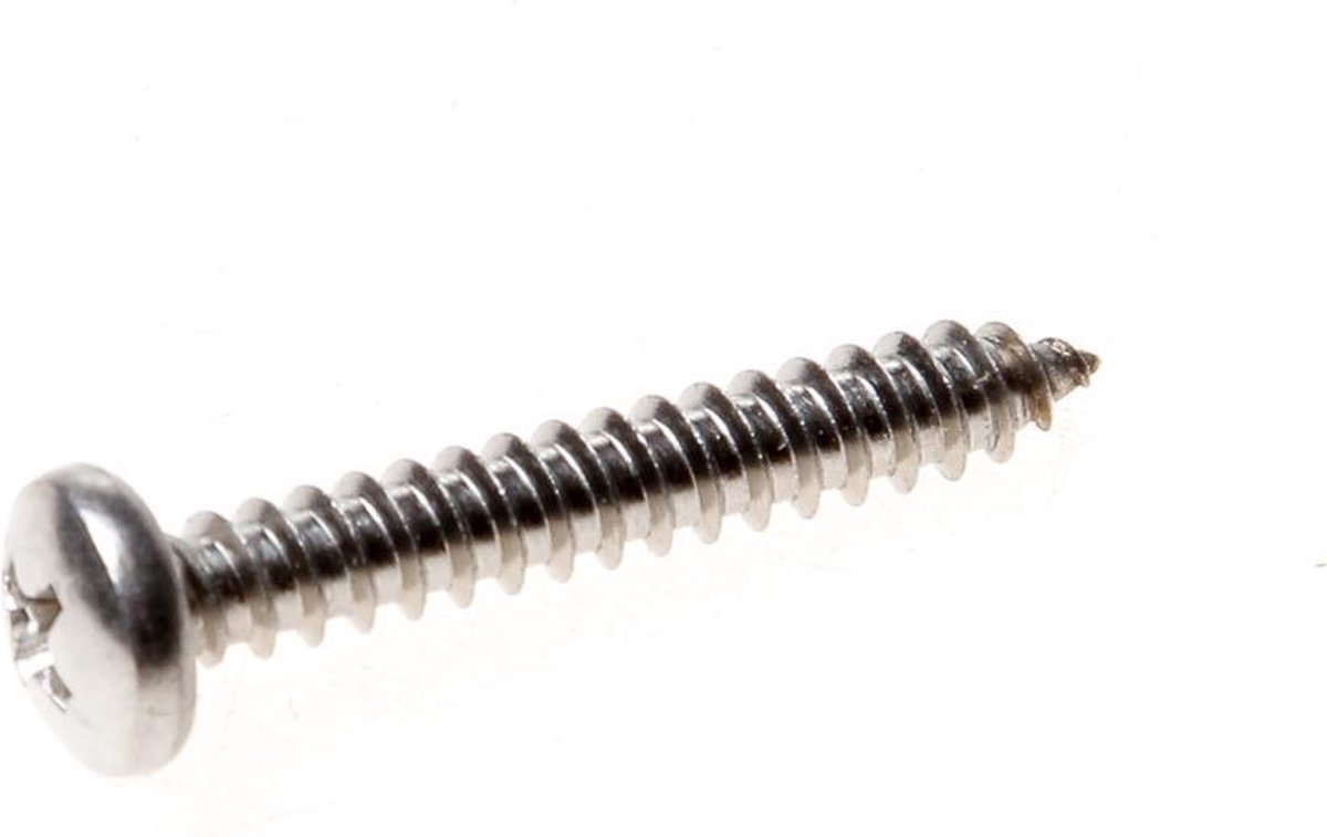 Kelfort Plaatschroef cilinderkop phillips RVS A2 3.5 x 6.5mm