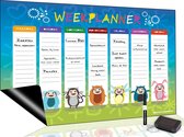 Brute Strength - Magnetisch Weekplanner whiteboard (9) - A3 - Planbord - Dagplanner kind  - To Do Planner kinderen