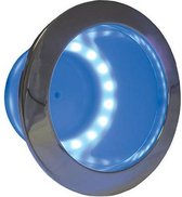 Bekerhouder RVS met blauwe LED ring 12 V