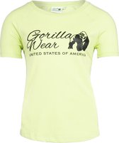 Gorilla Wear Lodi T-shirt - Lichtgeel - M