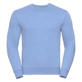 Russell Heren Sweatshirt Lichtblauw Ronde Hals Regular Fit - XL