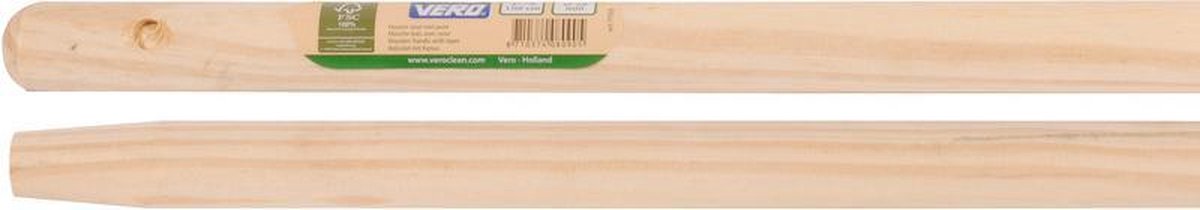 Vero Steel - FSC Hout - 150cm - Diameter 28mm