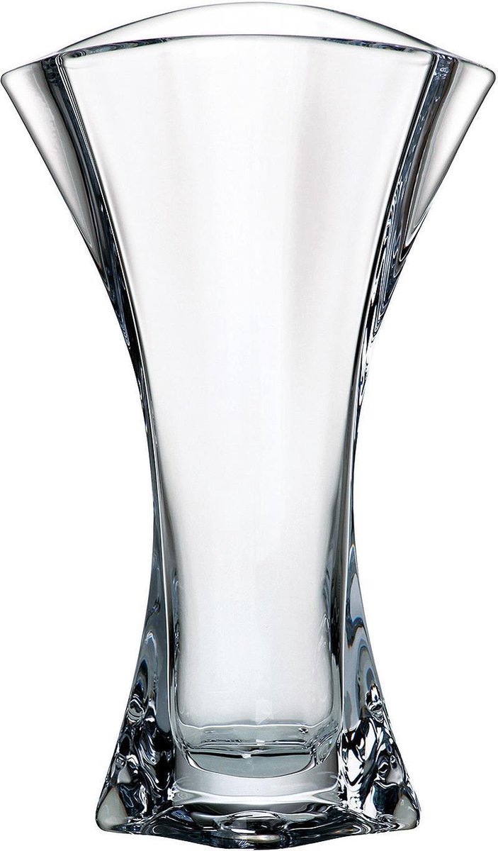 Crystalite Bohemia Mooie kristallen vaas crystalite ORBIT "X" 31,5 cm transparent