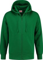 Workman Hooded Sweatvest Uni - 8420 groen - Maat XL