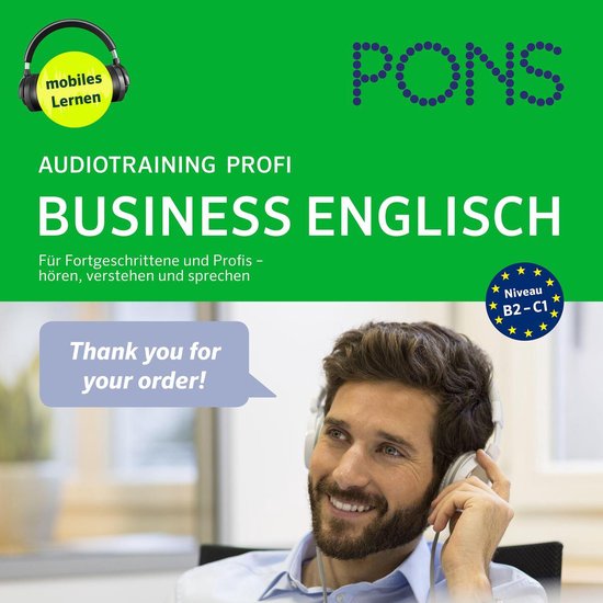 PONS Audiotraining Profi - BUSINESS ENGLISH. Für Fortgeschr ... - cover
