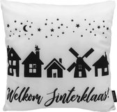 Welkom Sinterklaas! Kussenhoes | Katoen / Polyester | 45 x 45 cm