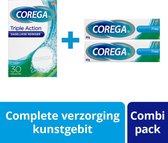 Voordeel combipack Corega Kleefpasta - 2 x 40 GR & Reinigingstabletten - 30 ST- kunstgebit verzorging