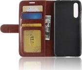 Huawei P20 Pro Hoesje - Mobigear - Wallet Serie - Kunstlederen Bookcase - Bruin - Hoesje Geschikt Voor Huawei P20 Pro