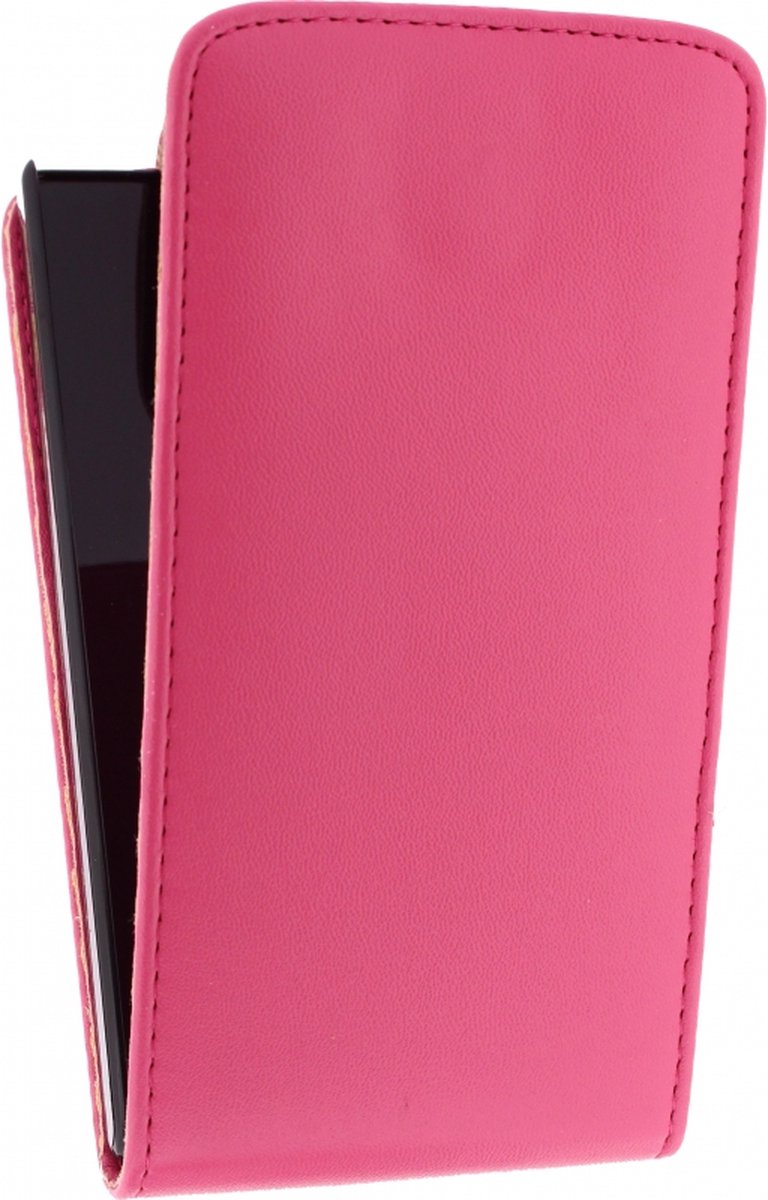 Xccess Leather Flip Case Huawei Ascend P7 Pink