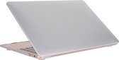 Apple MacBook Air 13 (2018-2020) Case - Mobigear - Metallic Serie - Hardcover - Zilver - Apple MacBook Air 13 (2018-2020) Cover