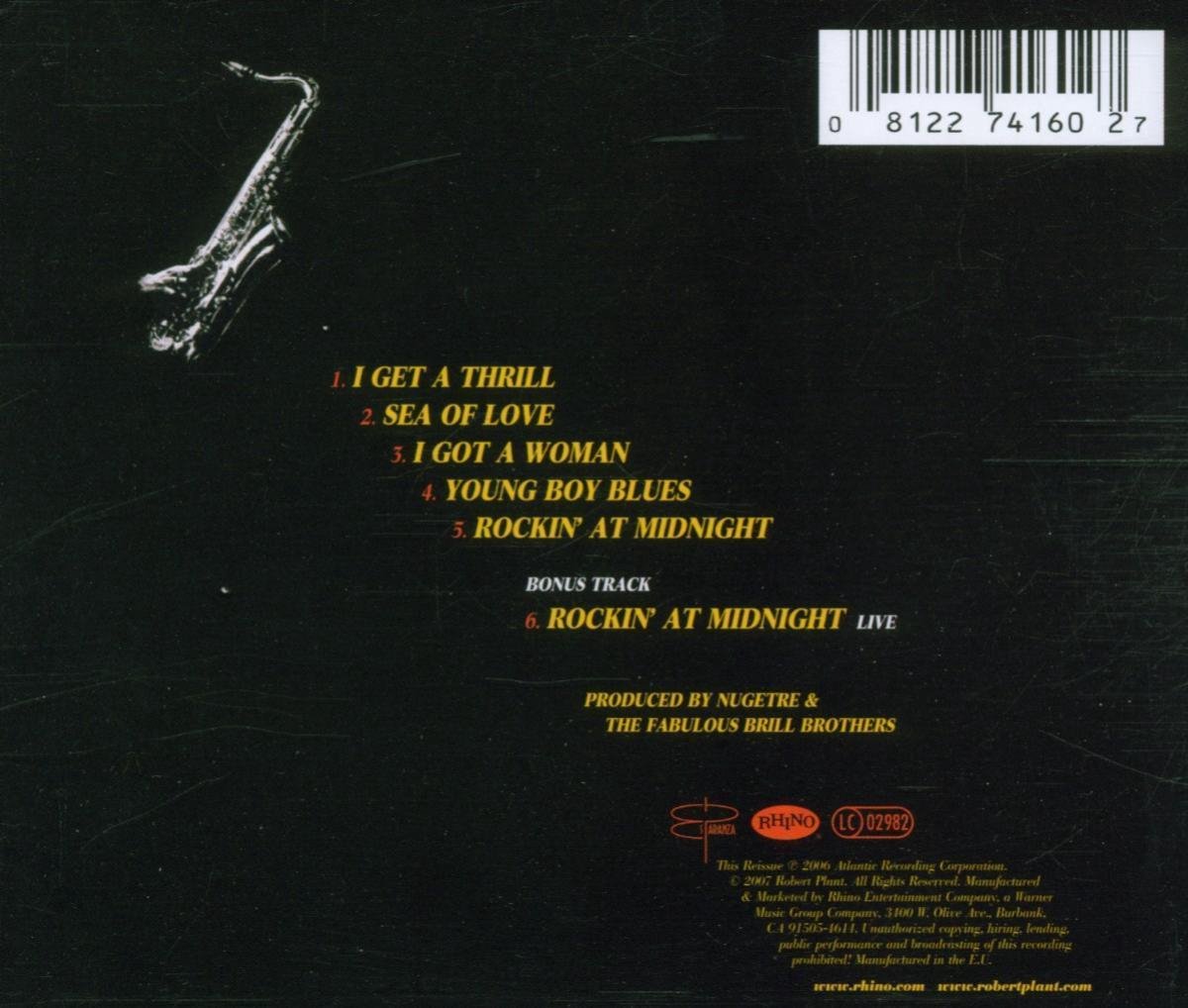 Honeydrippers, The, V1, Honeydrippers CD (album) Muziek