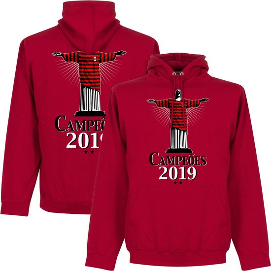 Flamengo 2019 Champions Christ Hoodie - Rood - XL