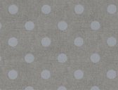 Tafellaken - Tafelzeil - Tafelkleed - Met Reliëf - Geweven kwaliteit - Soepel - Dots - Stippen - Bruin - Vison - 140 cm x 200 cm